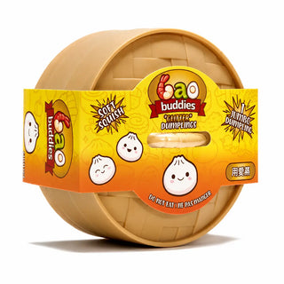 Jumbo Bao Buddies Glitter Dumplings Sensory Toy