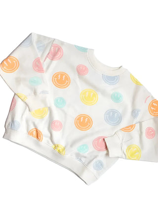 XOXO by Magpies All Over Rainbow Smiles Pullover
