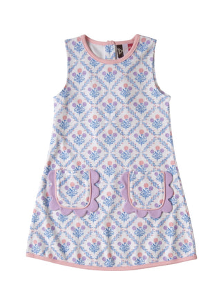 Garden Rosette A-Line Dress
