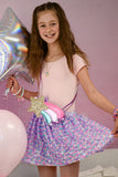 Great Pretenders Purple Party Fun Sequin Tutu Skirt - Size 4/6
