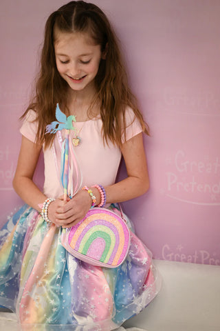 Great Pretenders Enchanted Unicorn Skirt & Wand Set - Size 4/6