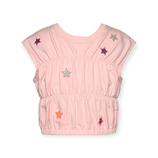 Hannah Banana 2Pc Pink Star Patch Short Set