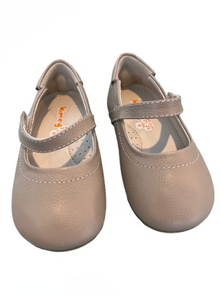 Kimey Bibelo Nude Leather Mary Jane Shoes