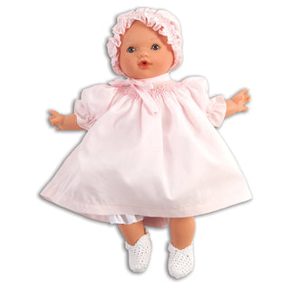 10" Abby Doll Bald Pink Dress