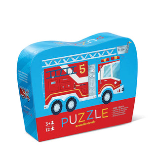 Crocodile Creek 12pc Mini Puzzle - Fire Truck