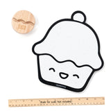 Doodleface Eraseable Crayon Board Cupcake