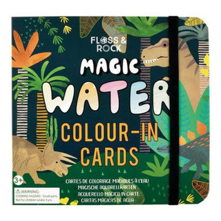 Floss & Rock Dino Magic Water Color-In Cards