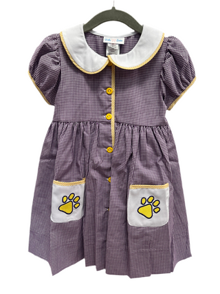 Embroidered Tiger Pocket Dress