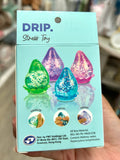 Assorted Glitter Drip Squishy Toy