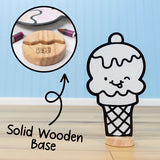 Doodleface Eraseable Crayon Board Ice Cream
