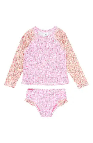 Feather 4 Arrow Swim All Day L/S Set - Prism Pink