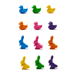 Hoppy Colors 12Pc Mini Crayons in Paint Jar