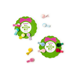 Deck the Hairs Hair Clips
