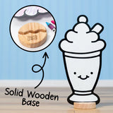 Doodleface Eraseable Crayon Board Milkshake