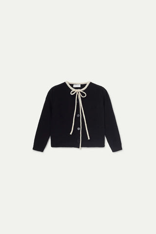 Compania Fantastica Black Cardigan w Bow