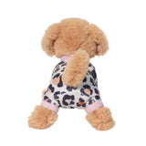 Goldie Golden Retriever Mini Pup with Leopard Pajamas