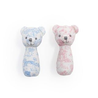 Cupcakes & Cartwheels Teddy Bear Rattle