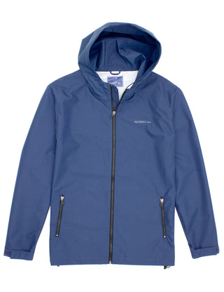 Properly Tied Storm Blue Canopy Rain Jacket