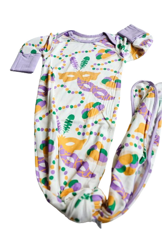 Southern Slumber Mardi Gras Bamboo Knotted Gown