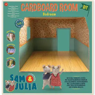 Sam and Julia Cardboard Bedroom