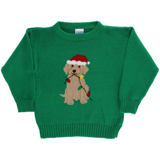 Bailey Boys Crew Neck Sweater - Christmas Lab