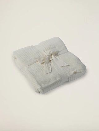 Barefoot Dreams Cozychic Lite Ribbed Throw- Pearl