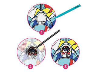 Djeco Inspired by Superheroes Coloring Activity Set