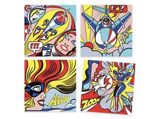 Djeco Inspired by Superheroes Coloring Activity Set