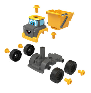 John Deere Build a Buddy Yellow Dump Truck & Toy Drill