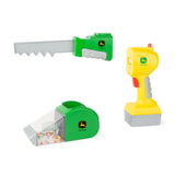 John Deere Kids 2-in-1 Power Tool with Toy Saw and Toy Vacuum