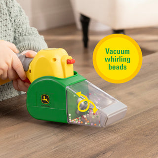 John Deere Kids 2-in-1 Power Tool with Toy Saw and Toy Vacuum