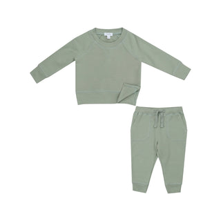 Angel Dear Desert Sage Raglan Sweatshirt & Jogger Set