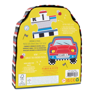 Floss & Rock 12pc Jigsaw Puzzle- Cars