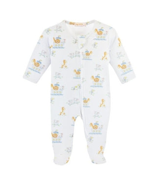Baby Club Chic Noah's Ark Zipped Footie