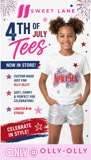 Sweet Lane x Olly Olly Exclusive Patriotic AMERICA Tee