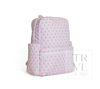 TRVL Quilted XL Backpacker: Petite Fleur Pink - view 2