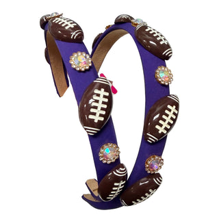 Bari Lynn Sports Charm Football Headband