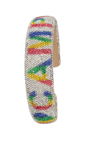 Bari Lynn Fully Crystallized Camp Headband