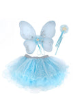 Iridescent Celestial Fairy Wings, Tutu, & Wand Set