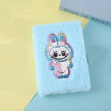 Colorful Plush Monster Notebook