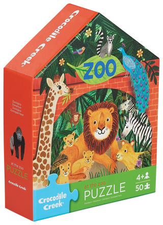 50 Pc Flat house Puzzle- Puzzle Zoo