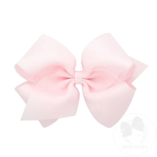 Wee Ones King Organza and Grosgrain Overlay Hair Bow