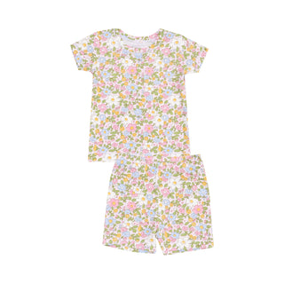 Bubbly Baby Calico Loungewear Short Set Angel Dear
