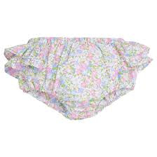 Little English Ruffle Diaper Cover Cheekwood Floral