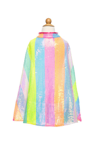 Great Pretenders Stripy Sequins Dress-Up Cape Size 4/6