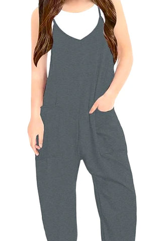 Kid's Hotshot Romper Onesie - Heather Black