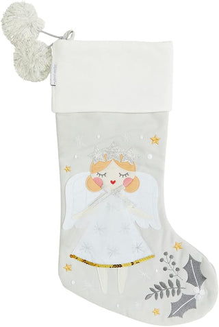 Stephen Joseph Embroidered Angel Stocking