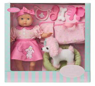 Madame Alexander 12" Puppy Care Doll Playset