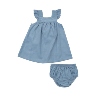 Angel Dear Retro Cord Jumper Set - Glacier Lake