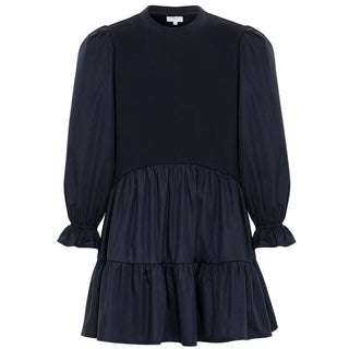 Cece Navy Long-Sleeved Dress
